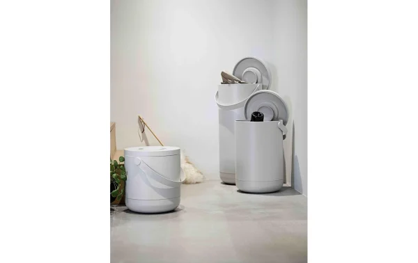 Promo 😀 Zone Denmark Poubelle Circular 15 L, Gris – Poubelle 🤩 vente pas cher 4